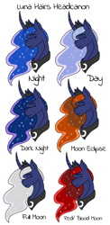 Size: 996x2048 | Tagged: safe, alternate version, artist:agdapl, princess luna, alicorn, pony, g4, bust, colored, curved horn, ethereal mane, eyes closed, female, horn, jewelry, mare, peytral, simple background, starry mane, tiara, white background