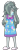 Size: 652x1650 | Tagged: safe, alternate version, artist:batipin, marble pie, equestria girls, g4, clothes, clothes swap, equestria girls-ified, female, hair over one eye, messy hair, mug, nightgown, pajamas, simple background, slippers, solo, toothbrush, transparent background