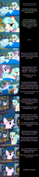 Size: 2000x8895 | Tagged: safe, artist:mlp-silver-quill, coco pommel, soarin', suri polomare, earth pony, pegasus, pony, comic:pinkie pie says goodnight, g4, absurd resolution, bed, comic, cravat, female, hair bun, hallucination, hat, illusion, implied soarinpommel, male, mare, neckerchief, sad, sleeping, stallion, taunting, trophy, wonderbolts headquarters
