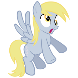 Size: 3400x3400 | Tagged: safe, artist:misterlolrus, derpy hooves, pegasus, pony, g4, background pony, derp, female, flying, high res, mare, open mouth, simple background, solo, transparent background, vector