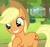 Size: 1097x1021 | Tagged: safe, screencap, applejack, earth pony, pony, g4, going to seed, my little pony: friendship is magic, season 9, cropped, cute, daaaaaaaaaaaw, female, hoof on chest, jackabetes, mare, smiling, solo