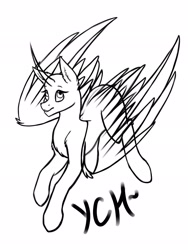Size: 1536x2048 | Tagged: safe, artist:lunathemoongod, oc, alicorn, earth pony, pegasus, pony, unicorn, commission, solo, wings, your character here