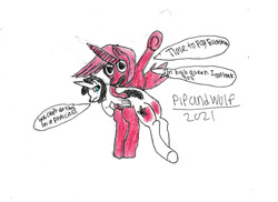 Size: 800x583 | Tagged: safe, oc, oc:eaststern, oc:princess eaststern, alicorn, pony, unicorn, butt, over the knee, plot, reddened butt, spank mark, spanking