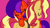 Size: 860x476 | Tagged: safe, artist:jadeharmony, artist:princess-kitsune-tsu, sunset shimmer, oc, oc:jade harmony, pegasus, pony, unicorn, g4, base used, blushing, butt, canon x oc, eyes closed, female, hug, lesbian, mare, pink background, plot, raised hoof, shipping, simple background