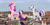 Size: 1800x900 | Tagged: safe, artist:jeatz-axl, artist:rustle-rose, artist:theotterpony, princess cadance, twilight velvet, alicorn, pony, unicorn, g4, estonia, female, giant pony, giantess, highrise ponies, irl, macro, mare, photo, ponies in real life, story included