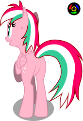 Size: 1918x2807 | Tagged: safe, artist:kyoshyu, oc, oc only, oc:shuri cane, pegasus, pony, butt, female, mare, plot, simple background, solo, transparent background, vector