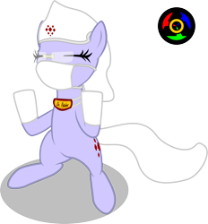 Size: 2172x2343 | Tagged: safe, artist:kyoshyu, oc, oc only, oc:patsy patches, pony, female, high res, mare, mask, simple background, solo, surgical mask, transparent background, vector