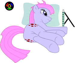 Size: 3258x2743 | Tagged: safe, artist:kyoshyu, oc, oc only, oc:patsy patches, pony, butt, female, high res, mare, plot, simple background, solo, tablet, transparent background, vector