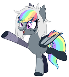 Size: 1920x2135 | Tagged: safe, artist:lynesssan, oc, oc only, oc:colors, bat pony, pony, base used, female, mare, simple background, solo, transparent background
