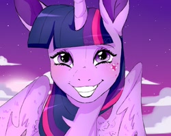 Size: 1742x1387 | Tagged: safe, artist:woollyart, twilight sparkle, alicorn, pony, g4, solo, twilight sparkle (alicorn), watermark