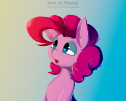 Size: 2500x2000 | Tagged: safe, artist:phlerius, pinkie pie, earth pony, pony, g4, cutie, digital art, high res, solo