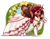 Size: 2500x1955 | Tagged: safe, artist:king-kakapo, oc, oc only, oc:flechette, changeling, moth, mothling, original species, bells, clothes, dress, female, flower, flower in hair, horn, red changeling, simple background, socks, solo, transparent background, vein, wedding dress