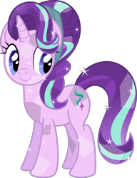 Size: 6076x7909 | Tagged: safe, artist:shootingstarsentry, starlight glimmer, pony, g4, absurd resolution, crystallized, simple background, solo, transparent background, vector