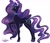 Size: 1821x1584 | Tagged: safe, artist:carmiuwu, idw, nightmare rarity, pony, unicorn, g4, female, mare, simple background, solo, white background