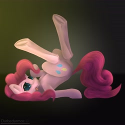 Size: 4096x4096 | Tagged: safe, artist:darbedarmoc, pinkie pie, earth pony, pony, g4, cute, cutie mark, looking at you, solo, tongue out