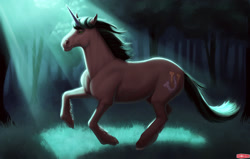 Size: 2550x1623 | Tagged: safe, artist:wwredgrave, oc, oc only, oc:sibony, horse, pony, unicorn, hooves, male, realistic, rectangular pupil, running, solo, stallion