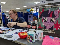 Size: 1600x1200 | Tagged: safe, twilight sparkle, human, rubronycon, g4, 2021, cyrillic, irl, irl human, newbronycon, photo, russian