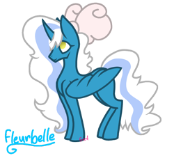 Size: 938x852 | Tagged: safe, artist:friedchickenfetus, oc, oc:fleurbelle, alicorn, pony, alicorn oc, bow, female, hair bow, horn, mare, simple background, transparent background, wings, yellow eyes