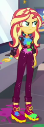 Size: 300x870 | Tagged: safe, screencap, sunset shimmer, equestria girls, equestria girls specials, g4, my little pony equestria girls: better together, my little pony equestria girls: sunset's backstage pass, cropped, solo