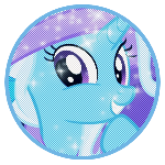 Size: 150x150 | Tagged: safe, artist:hexedits, trixie, pony, unicorn, g4, clothes, female, hat, icon, looking at you, mare, smiling, solo, trixie's hat