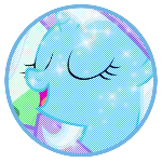 Size: 150x150 | Tagged: safe, artist:hexedits, trixie, pony, unicorn, g4, cape, clothes, eyes closed, female, hat, icon, mare, open mouth, open smile, smiling, solo, trixie's cape, trixie's hat
