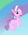 Size: 156x193 | Tagged: safe, gameloft, diamond tiara, earth pony, pony, g4, app, crown, female, filly, flying, game, glimmer wings, jewelry, minigame, mobile game, rainbow, regalia, smiling, tiara, wings