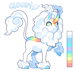 Size: 810x765 | Tagged: safe, artist:lastnight-light, oc, oc only, oc:cloudy, kirin, male, raised hoof, simple background, solo, transparent background