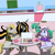 Size: 3000x3000 | Tagged: safe, artist:gray star, derpibooru exclusive, oc, oc:fluoride sting, oc:gray star, oc:knick knack, oc:whiskey lullaby, cat, cat pony, original species, pony, unicorn, female, high res, male, mare, stallion