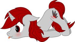 Size: 12261x6913 | Tagged: safe, artist:waveywaves, oc, oc only, oc:waves, pony, unicorn, absurd resolution, female, horn, mare, simple background, solo, tongue out, transparent background, unicorn oc