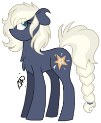 Size: 1067x1296 | Tagged: safe, artist:gallantserver, oc, oc only, oc:pixie core, earth pony, pony, female, magical lesbian spawn, mare, offspring, parent:applejack, parent:oc:silverlay, parents:canon x oc, parents:silverjack, simple background, solo, transparent background