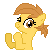 Size: 50x50 | Tagged: safe, artist:pegasski, oc, oc only, oc:anna autumn, earth pony, pony, g4, animated, base used, bust, clapping, clapping ponies, earth pony oc, eyelashes, female, gif, mare, one eye closed, simple background, smiling, solo, transparent background, wink