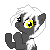 Size: 50x50 | Tagged: safe, artist:pegasski, oc, oc only, oc:captain white, earth pony, pony, g4, animated, base used, bust, clapping, clapping ponies, earth pony oc, eyelashes, female, gif, mare, one eye closed, simple background, smiling, solo, transparent background, wink