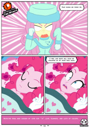 Size: 2480x3507 | Tagged: safe, artist:theminus, fluttershy, pinkie pie, human, comic:fluttershy the dark secret, equestria girls, g4, comic, duo, duo female, female, high res, implied murder, show accurate