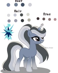 Size: 1080x1350 | Tagged: safe, artist:sia.brony, oc, oc only, pony, unicorn, eyelashes, female, horn, mare, reference sheet, solo, unicorn oc