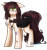 Size: 1988x2120 | Tagged: safe, artist:mediasmile666, oc, oc only, pegasus, pony, bandaid, chest fluff, colored wings, eye clipping through hair, female, floppy ears, high res, jewelry, looking up, mare, pegasus oc, pendant, simple background, solo, standing, transparent background, wings, yin-yang