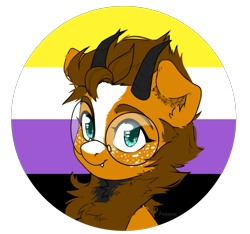 Size: 1782x1668 | Tagged: safe, artist:fraxus, artist:ilovefraxus, oc, hybrid, original species, pony, advertisement, colored, commission, commission info, lineart, no shading, nonbinary pride flag, pride, pride flag