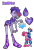 Size: 1080x1596 | Tagged: safe, artist:jvartes6112, pinkie pie, rainbow dash, oc, oc:iolite, gem (race), equestria girls, g4, barely eqg related, barely pony related, clothes, crossover, feet, female, fusion, fusion:pinkie pie, fusion:pinkiedash, fusion:rainbow dash, gem, gem fusion, gemsona, heart, hydrokinesis, lapis lazuli, multiple arms, multiple limbs, party spinel, pinel, rainbow lapis lazuli, sandals, simple background, smiling, spinel, steven universe, transparent background, water