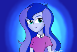 Size: 3000x2000 | Tagged: safe, artist:knackmaster77, princess luna, vice principal luna, equestria girls, g4, female, high res, looking at you, smiling, smiling at you, solo