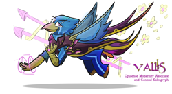 Size: 3840x2098 | Tagged: safe, artist:venseyness, oc, oc only, oc:vallis, hippogriff, cerbens wail, high res