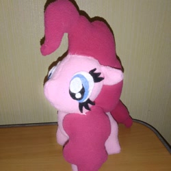 Size: 1080x1080 | Tagged: safe, artist:jbond, pinkie pie, earth pony, pony, g4, female, handmade, irl, mare, photo, photography, plushie, solo