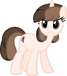 Size: 455x521 | Tagged: safe, artist:pegasski, artist:personarescuerescape, oc, oc only, pony, unicorn, g4, base used, eyelashes, female, frown, horn, mare, simple background, solo, transparent background, unicorn oc