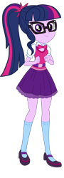 Size: 1772x4947 | Tagged: safe, artist:gmaplay, sci-twi, twilight sparkle, equestria girls, movie magic, spoiler:eqg specials, clothes, cute, female, glasses, sci-twi outfits, sci-twiabetes, simple background, solo, sweet dreams fuel, transparent background, twiabetes, vector