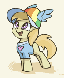 Size: 341x415 | Tagged: safe, artist:plunger, noi, earth pony, pony, g4, clothes, female, filly, solo