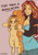 Size: 2480x3508 | Tagged: safe, artist:nire, adagio dazzle, sunset shimmer, pony, unicorn, equestria girls, g4, adagio dazzle is not amused, adoragio, belly button, breasts, cleavage, cute, dialogue, duo, eyes closed, floppy ears, frown, grin, high res, holding a pony, human and pony, nail polish, ponified, shimmerbetes, smiling, sweat, text, unamused