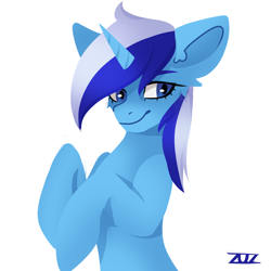 Size: 7500x7500 | Tagged: safe, artist:zuzya, minuette, pony, unicorn, g4, absurd resolution, female, mare, simple background, solo, white background