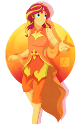 Size: 2830x4383 | Tagged: safe, artist:scarabdynasty1, sunset shimmer, equestria girls, g4, female, high res, magical girl, simple background, solo, transparent background
