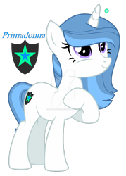 Size: 1280x1792 | Tagged: safe, artist:hate-love12, oc, oc only, oc:primadonna, pony, unicorn, female, mare, offspring, parent:fancypants, parent:fleur-de-lis, parents:fancyfleur, solo