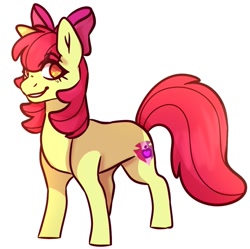 Size: 905x901 | Tagged: safe, artist:moodledoodlee, apple bloom, earth pony, pony, female, filly, solo