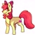 Size: 905x901 | Tagged: safe, artist:moodledoodlee, apple bloom, earth pony, pony, female, filly, solo