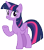 Size: 6467x7398 | Tagged: safe, artist:andoanimalia, twilight sparkle, alicorn, pony, g4, non-compete clause, absurd resolution, female, mare, raised hoof, simple background, solo, teeth, transparent background, twilight sparkle (alicorn), vector